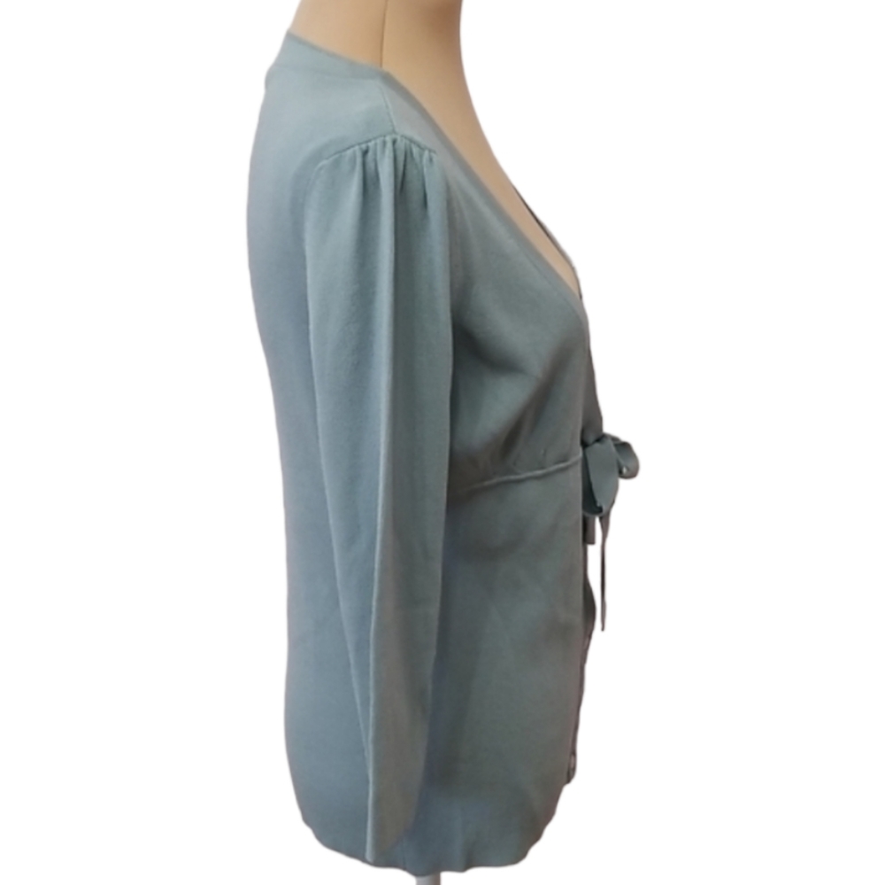 Ann Taylor light blue cardigan, size M - Picture 2 of 13